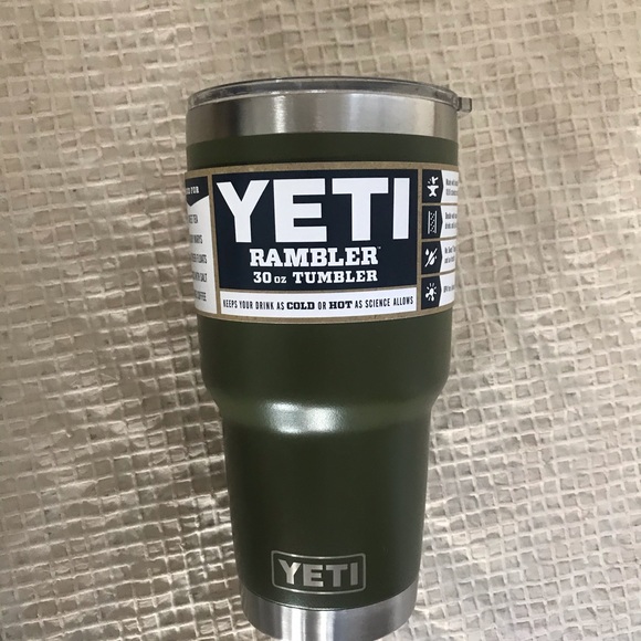 yeti olive green tumbler